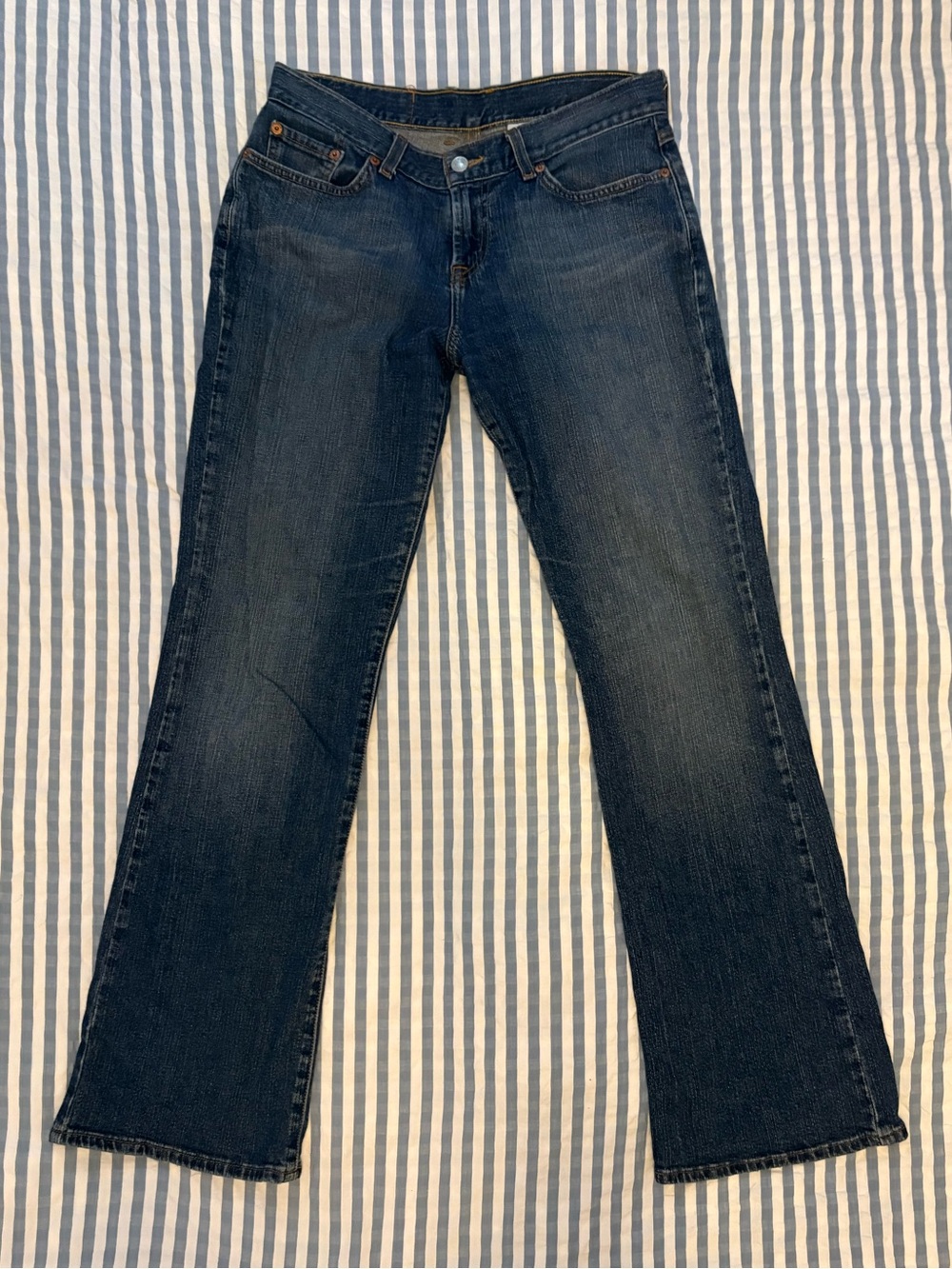 Vintage Y2K Lucky Brand Low Rise Dark Blue Jeans